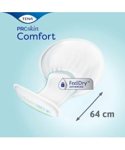 Product Image of Tena Comfort Plus showing the length of the pad